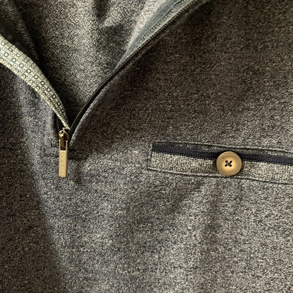 Bugatti Cotton Stretch 1/4 Zip Sweater - Picture 3 of 3